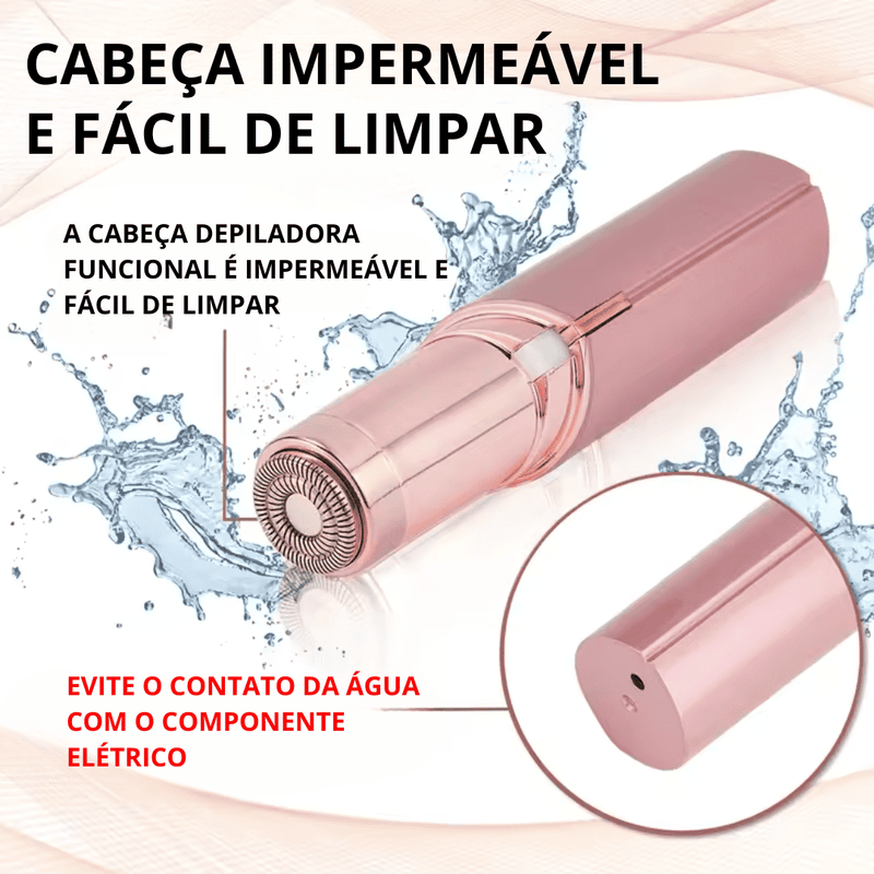 Batom Depilador Ulta Slim - Portátil  - Buço, Corpo e Rosto